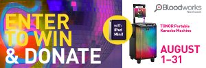 Enter to Win and Donate Prize Karaoke Machine and Ipad Mini